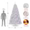 9ft. Pre-Lit North Valley® White Spruce Artificial Christmas Tree, Clear Lights